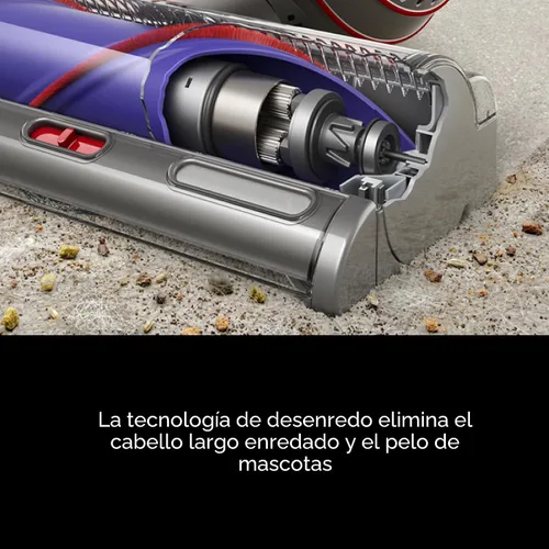 Vista 4 de Dyson Ball Animal 3 Aspiradora vertical extra, con cable, 290 AW, cabezal limpiador de barra de motor para todos los pisos, 3 modos de succión