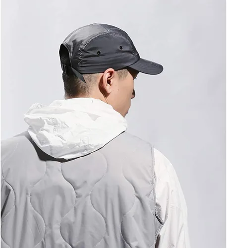 Vista 3 de CLAPE Gorra UPF50 de 5 paneles de ala curvada gorra de secado rápido para deportes al aire libre talla única