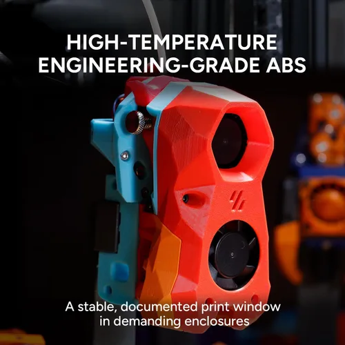 Vista 3 de Polymaker Filamento ABS Pro para impresora 3D de 0.069 pulgadas, color negro, ABS de grado de ingeniería de 2.2 lbs con alta resistencia al calor