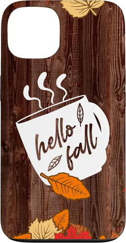 Vista 7 de Hello Fall Mug Maple Leaves Autumn Season Thanksgiving Gift Case for iPhone 17