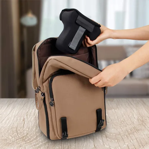 Vista 8 de USA GEAR Funda para cámara réflex digital con tecnología de DuraNeoprene, almacenamiento de accesorios y aberturas para correa – Funciona con Nikon