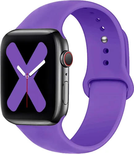 Vista 18 de Saucyi Compatible con Apple Watch Band 1.614 in 1.575 in 1.496 in 1.929 in 1.772 in 1.732 in 1.654 in, correa deportiva de silicona suave con cierre