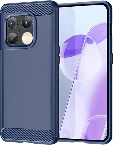 Vista 9 de Funda para OnePlus 10 Pro 5G, a prueba de golpes, resistente a los arañazos, funda de fibra de carbono, TPU suave, para OnePlus 10 Pro 5G