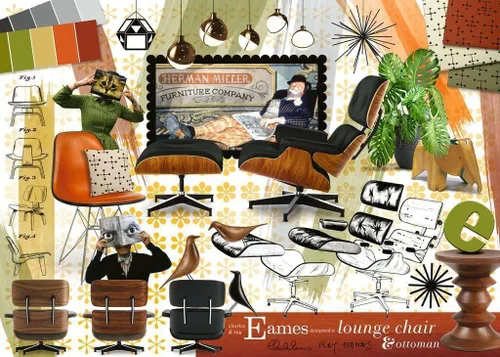 Vista 2 de Ravensburger Eames Design Classics - Rompecabezas de 1000 piezas para adultos, 12000399, herramientas hechas a mano, fabricado en Alemania, cada