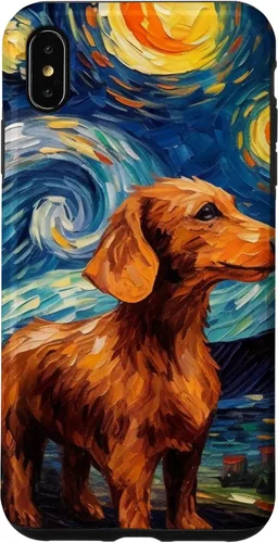 Vista 11 de Carcasa para iPhone 16 Dachshund Dog Starry Night Van Gogh Dachshund