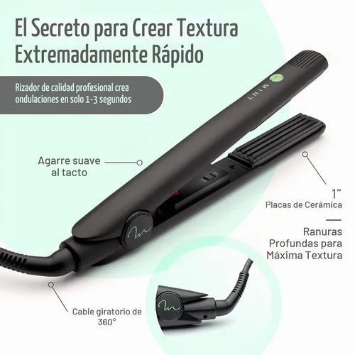 Vista 3 de MINT Pro Series - Plancha de cerámica de 1 pulgada, doble voltaje