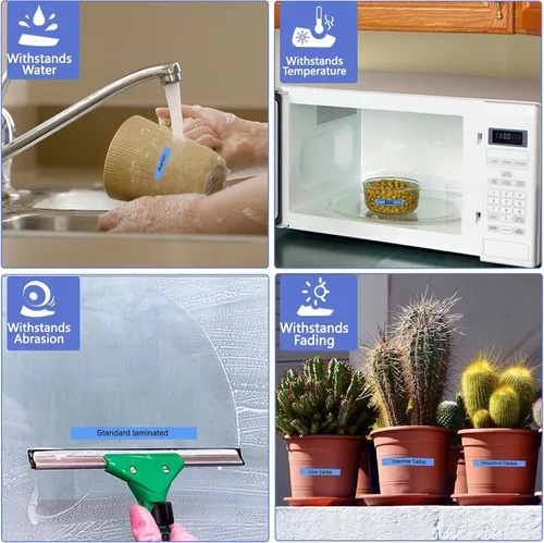 Vista 4 de GREENCYCLE Paquete de 2 cintas adhesivas compatibles con Brother P-Touch TZe-531 TZe531 TZ531 TZ-531 TZe TZ 0.472 in 0.47 pulgadas, cinta