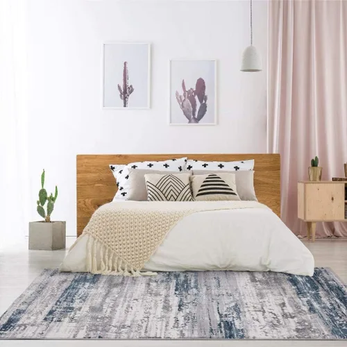 Vista 5 de LUXE WEAVERS Florance Collection 86010 - Alfombra moderna azul de 8 x 10