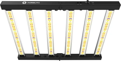 Vista 11 de Luz de Cultivo FARMLITE Luces LED de Cultivo para Plantas de Interior Espectro Completo Luz de Crecimiento de Plantas Lámparas Colgantes de Cultivo