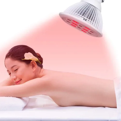 Vista 5 de RZH Lámpara de fisioterapia infrarroja de 36W, fuente de luz dual LED, lámpara electrónica de la hornada de la belleza, promueve el crecimiento