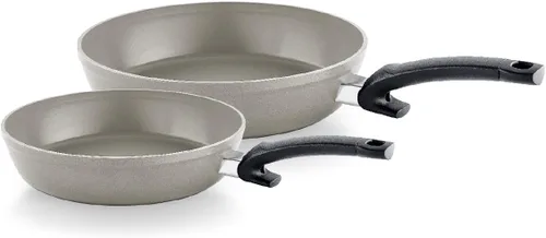 Vista 9 de Fissler Ceratal Comfort - Sartén antiadherente de cerámica de 8 pulgadas, gris cálido, fabricada sin PFAS