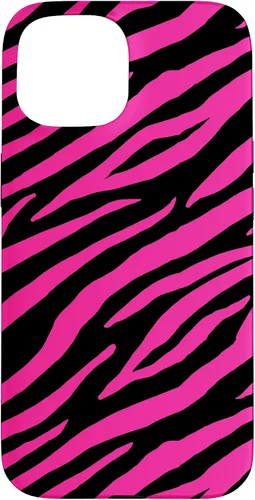 Vista 6 de Pink Black Zebra Stripes Pattern Design Women Girls Case for iPhone 17