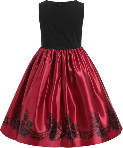 Vista 3 de FYMNSI Disfraz de Halloween de lujo para niñas con capucha roja, capa tradicional, cuento de hadas, disfraz de princesa cosplay