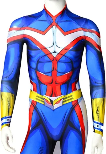 Vista 2 de Cosplay Life - Disfraz de My Hero Academia para Cosplay - Disfraz de animé Boku No Hero, traje de cuerpo entero con tela de licra para Cosplay