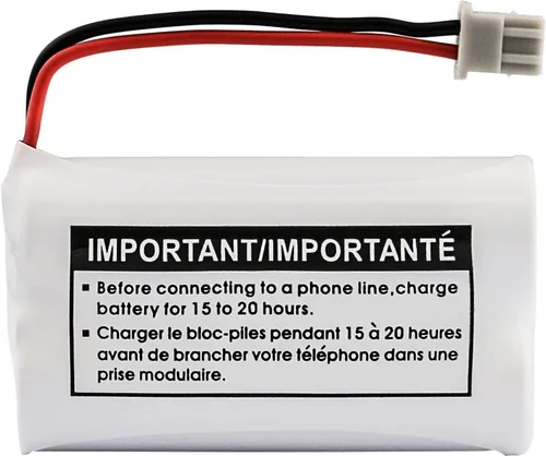Vista 2 de Batería de teléfono inalámbrica recargable Uniden BBTY0651101 BT-1007 NiMH 600mAh DC 2.4V