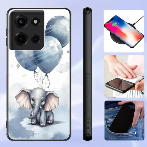 Vista 220 de Funda para Motorola Moto Edge 2022, cubierta trasera de vidrio templado con protector de pantalla, funda protectora a prueba de golpes para Motorola