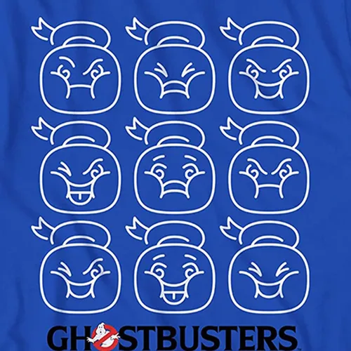 Vista 2 de Ghostbusters Camiseta Ecto1 Slimer para niños con logo Stay Puft, Real