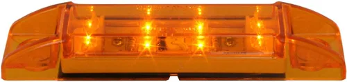 Vista 4 de GG Grand General 75170 Luz sellada ámbar/ámbar (6" rectángulo 8 LED, alto/bajo 3 cables)