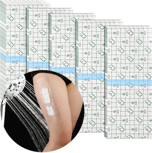 Vista 11 de 50 Piezas Vendaje Protector de Ducha Impermeable 4x4 pulgadas para Catéter de Quimioterapia de Pecho Cubierta de Ducha Hemodiálisis Puerto Cirugía
