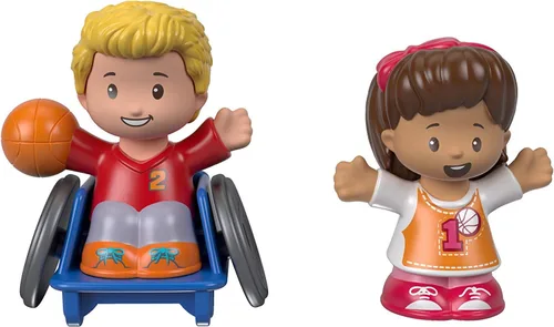 Vista 2 de Fisher-Price Figuras de Little People Josh & Mia