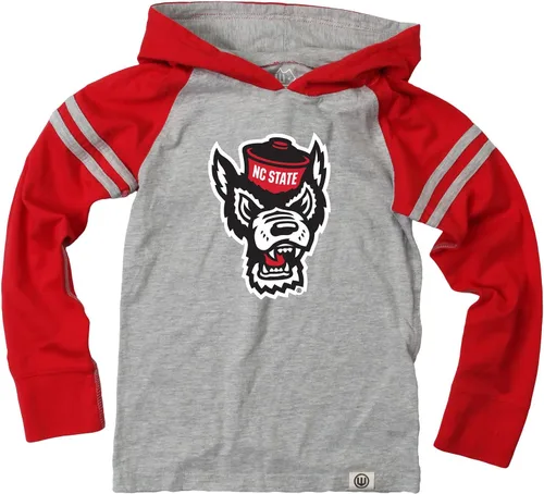 Vista 5 de Wes and Willy - Sudadera con capucha de manga larga para niños de universidad con rayas