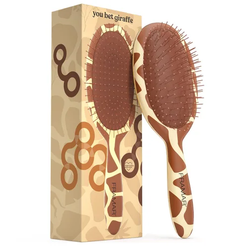 Vista 13 de Framar Cepillo desenredante para cabello rizado – Cepillos para el cabello para mujeres, desenredante húmedo, cepillo para cabello húmedo