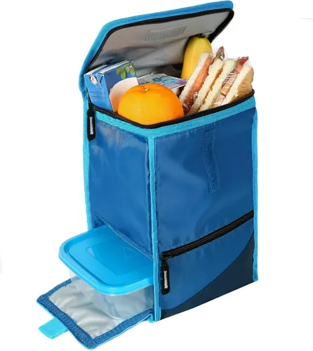 Vista 2 de 1 paquete de almuerzo aislado con contenedor de alimentos sin BPA