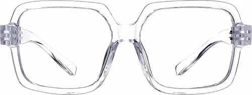 Vista 18 de Eyekepper Blue Light Glasses Men Women, Square Eyeglasses