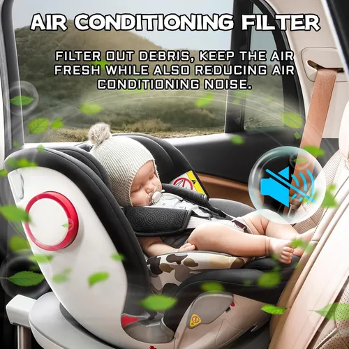 Vista 2 de Filtro de aire de cabina automotriz de repuesto CF10285, filtro de aire de cabina con carbón activado para 4Runner Highlander RAV4 Camry Corolla