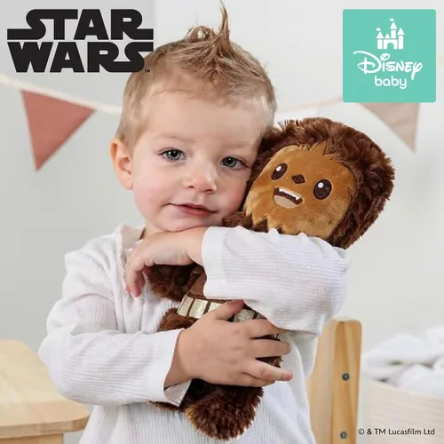 Vista 6 de Kids Preferred Star Wars Chewbacca Cuddle Pal - Manta de peluche de 11 pulgadas para bebé