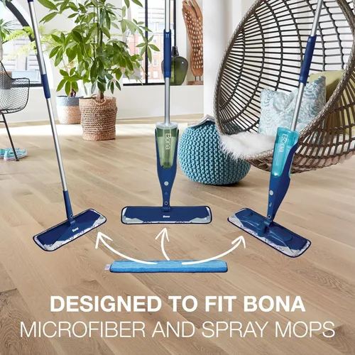 Vista 3 de Bona Almohadilla de limpieza de microfibra para pisos de madera dura y superficies duras
