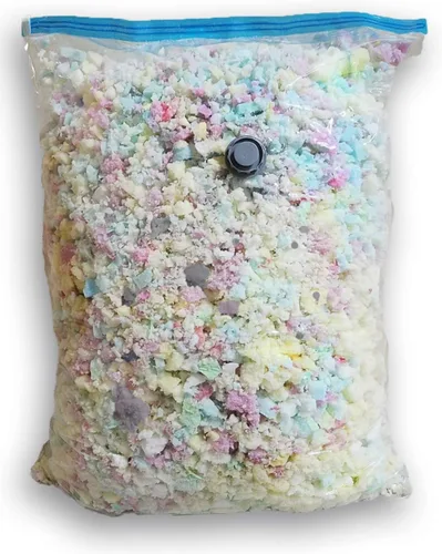 Vista 5 de Espuma de poliestireno triturada fina, relleno para relleno, tapicería, almohadas, manualidades, bolsas de frijoles, sillas, sofá, camas