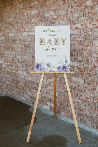 Vista 9 de Editable Boy Elephant Baby Shower Welcome Sign, Blue Elephant Baby Shower Sign, Baby Shower Signs, Welcome Baby Shower Sign, Blue Floral Elephant