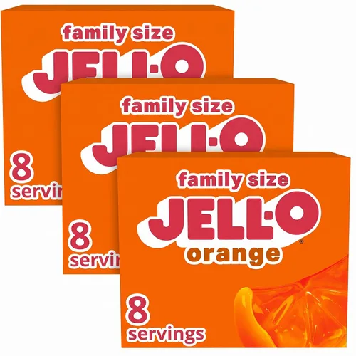 Vista 18 de Jell-O Gelatin Dessert Mix, Family Size, Cherry, 6 oz Box
