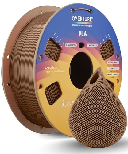 Vista 61 de OVERTURE Paquete de 10 filamentos PLA de 0.069 lbs (0.069 in), filamento de impresora 3D de herido ordenado, paquete de 10 bobinas de 2.2 libras