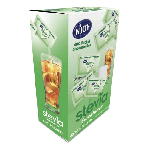 Vista 2 de N'Joy 1625535 N'Joy Stevia Edulcorantes Artificiales 400/Caja (83221)