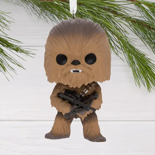 Vista 5 de Hallmark Star Wars Chewbacca Funko Pop! Adorno navideño