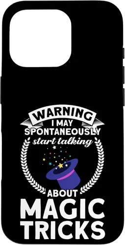 Vista 20 de iPhone 16 Funny Magician Party Quote, Magic Tricks Performer, Magician Case