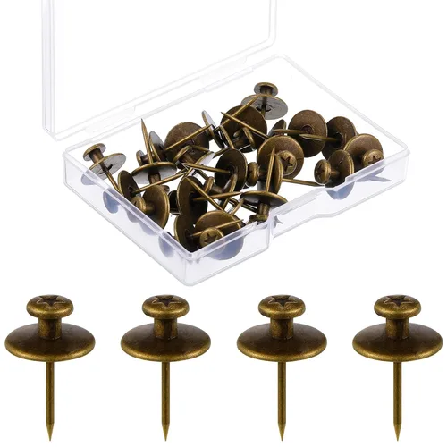 Vista 10 de Ganchos de pared para colgar fotos, ganchos de pared de doble cabeza, ganchos para colgar fotos, clavos, ganchos pequeños para colgar fotos, Negro