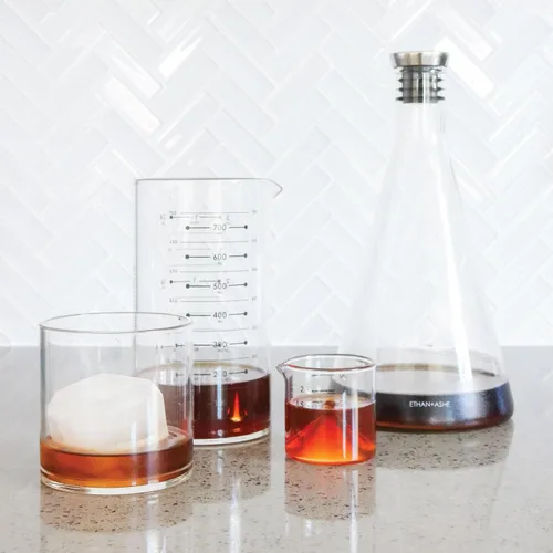 Vista 8 de Vasos Rocks - Herramientas de bartending y accesorios de mixología - Vaso moderno de bola baja - Vaso de cóctel para whisky y antiguo - Apta