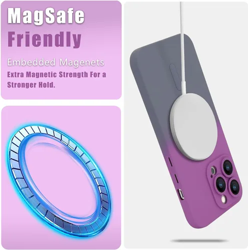 Vista 6 de Funda para iPhone 13 Pro para mujeres y niñas, 2 protectores de pantalla, ligera y duradera, suave, asfática, a prueba de golpes, linda funda