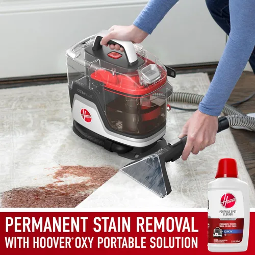 Vista 7 de Hoover CleanSlate - Máquina limpiadora portátil de alfombras + tapicería para mascotas, potente succión con herramientas versátiles, removedor