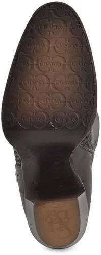 Vista 9 de Cuadra Botas altas para mujer en piel auténtica marrón 4V03RS