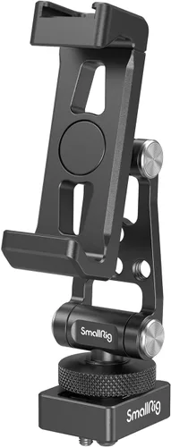 Vista 10 de SMALLRIG Soporte de trípode de metal para teléfono, soporte para teléfono celular con adaptador de liberación rápida para Arca-Swiss, soporte
