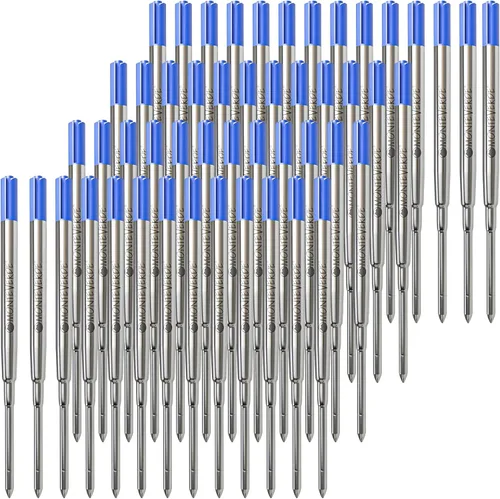 Vista 4 de Monteverde Parker Style Ballpoint Refill, Extra Fine, Black, 6 Pack