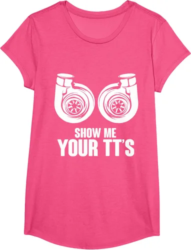 Vista 59 de Funny Show Me Your TT's Twin Turbo Car Racing Camiseta, Negro, S