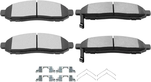 Vista 17 de SCITOO D273 Juego de pastillas de freno cerámicas delanteras de reemplazo 1984-1985 para Honda Accord, 1988-2000 para Honda Civic, 1993-1997