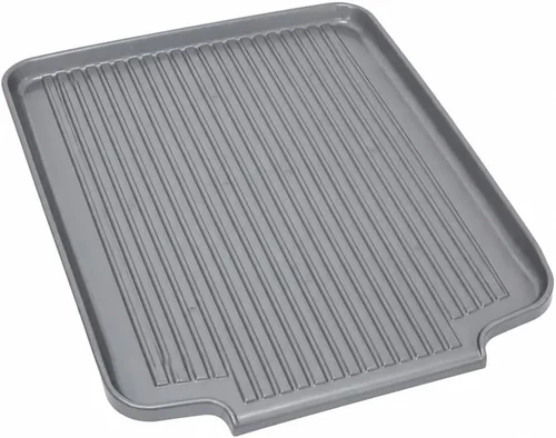 Vista 7 de Better Houseware Tablas de drenaje para encimera de cocina 19.6 x 15.6 x 1.5 Alfombrilla de drenaje de platos en color almendra protege