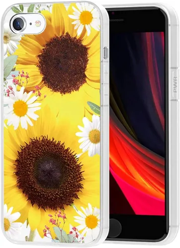 Vista 10 de Funda para iPhone SE 2022/SE 3 2022/iPhone SE 2020/iPhone 7/iPhone 8 con protector de pantalla de vidrio templado, funda protectora de cuerpo
