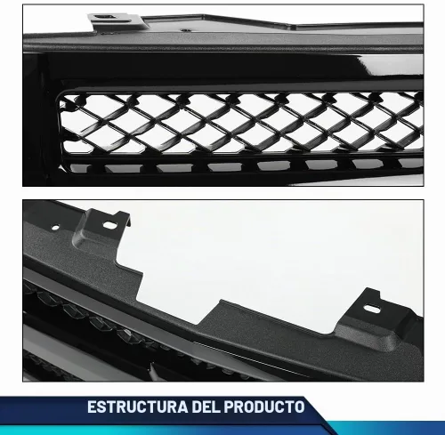 Vista 7 de PIT66 Parrilla delantera compatible con Chevy Silverado 1500 LS LT LTZ WT 2007-2013 /Silverado 1500 Hybrid 2009-2013/Silverado 1500 XFE 2010-2013